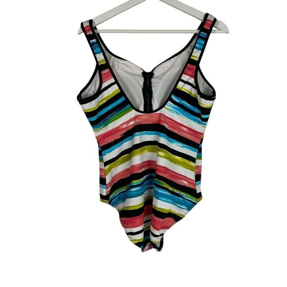 Miraclesuit One-Piece Swimsuit size 16 Zip Front - Picture 3 of 9